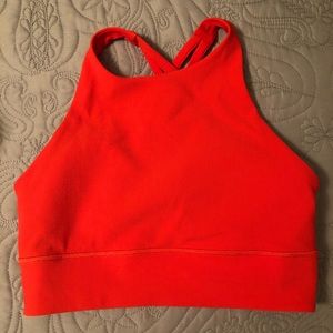 Lululemon high neck long line energy bra